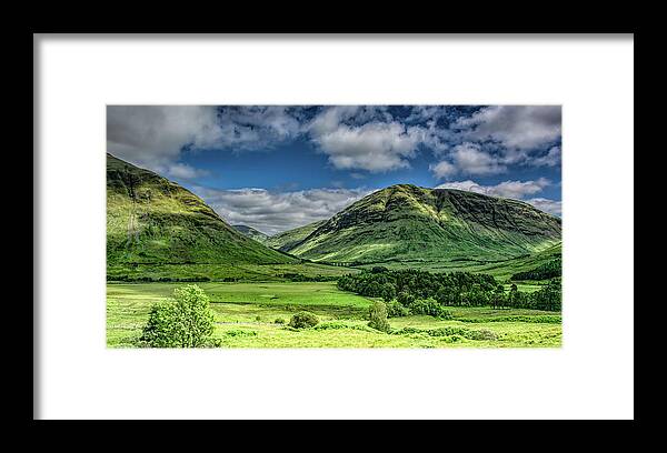 Scotland Framed Print featuring the photograph Feeling High in the Highlands by Marcy Wielfaert