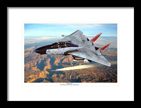 Aviation Framed Print featuring the painting Felix 101 by Mark Karvon