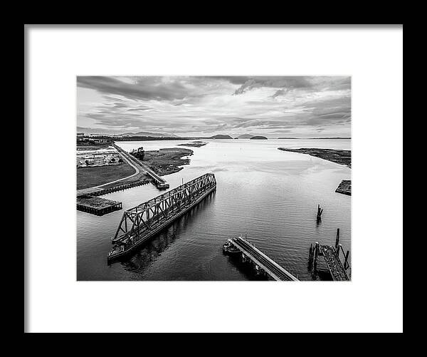 Anacortes Framed Print featuring the photograph Fidalgo Slough by Michael Rauwolf