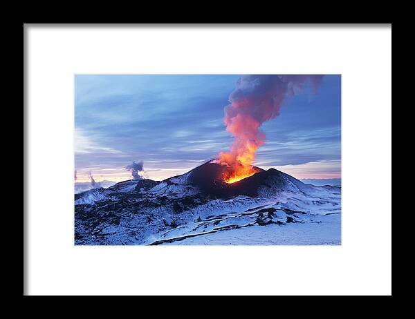 Dust Framed Print featuring the photograph Fiery Kamchatka by Vershinin-M