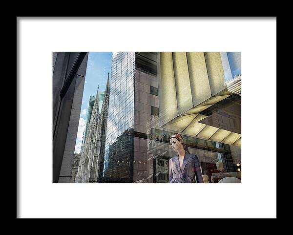 Dreams Framed Print featuring the photograph Fifth Avenue Dreams by Alex Lapidus