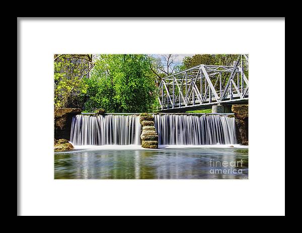 Ozarks Framed Print featuring the photograph Finley River Dam by Jennifer White