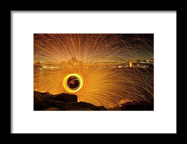 Sydney Framed Print featuring the photograph Fireflies by Andrew Paranavitana