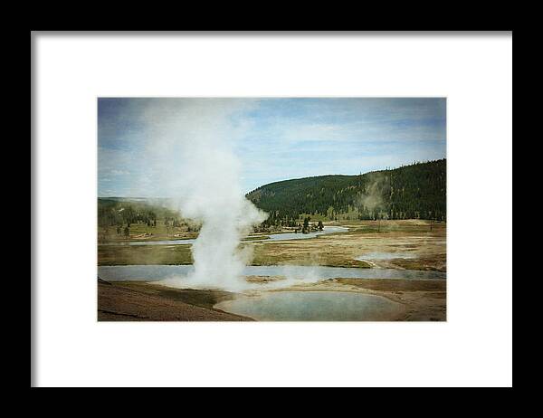 Firehole River Framed Print featuring the photograph Firehole River 1 by Marty Koch