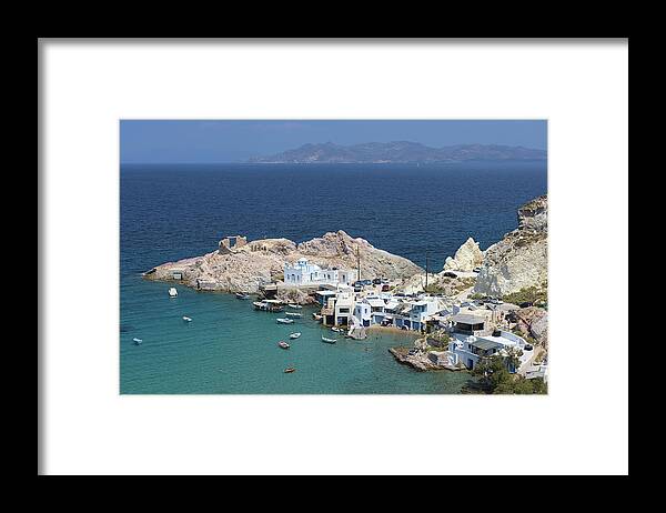 Firopotamos Framed Print featuring the photograph Firopotamos Beach on Milos by Sean Hannon