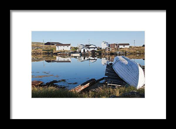 Fishing Boat Framed Print featuring the photograph Fishing boat at rest by Tatiana Travelways