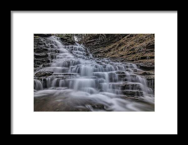 Waterfall Framed Print featuring the photograph F.L. Ricketts Falls by Erika Fawcett