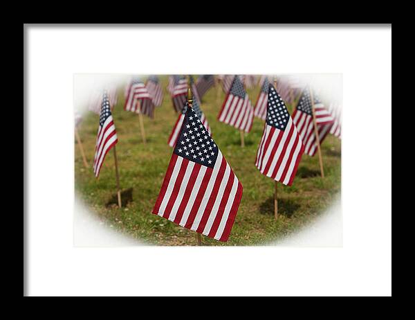 Flags Framed Print featuring the photograph Flags_071 by Rocco Leone