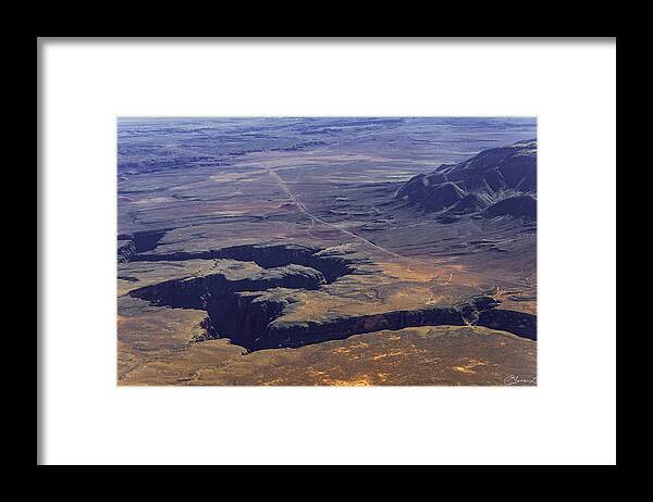 Volcanic Arizona Canyon Lava Caldera Volcano Landscape Colorful Rock Mountains Ancient Fstop101 Framed Print featuring the photograph Flagstaff's Volcanic Field by Geno Lee