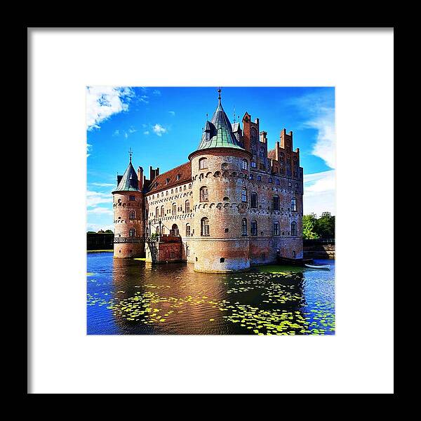Castle Framed Print featuring the photograph Floating Castle by Andrea Whitaker