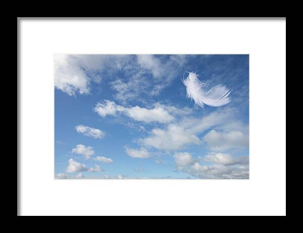 Sky Framed Print featuring the photograph Floating by George Pennington