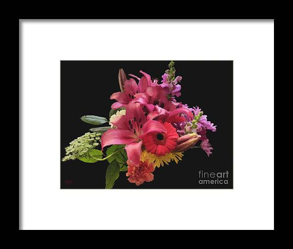 Flowers Framed Print featuring the photograph Floral Profusion by Brian Watt