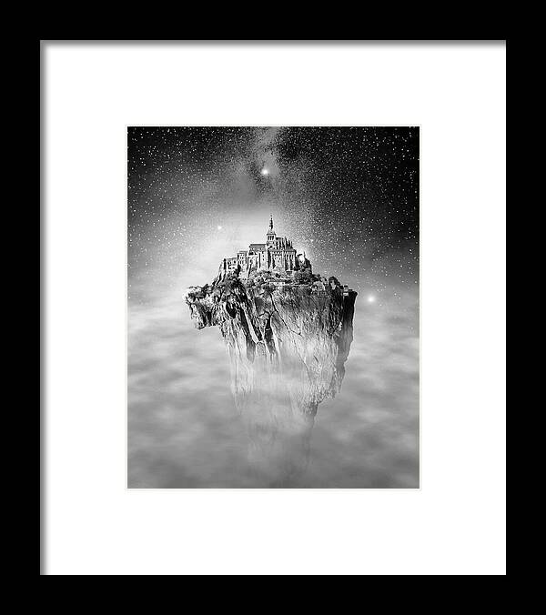 Fine Art Framed Print featuring the photograph Flying Castle by Sofie Conte