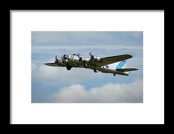 Flying Fortress Framed Print featuring the photograph Flying Fortress by Art Cole