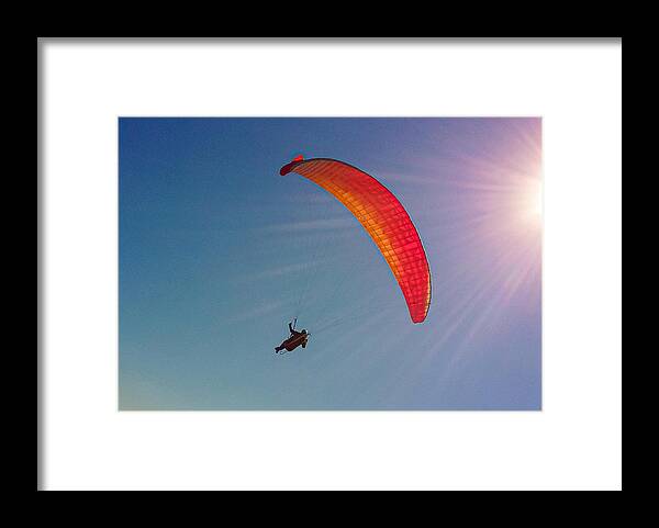 Adventure Framed Print featuring the photograph Flying High Towards The Sun by Andre Petrov