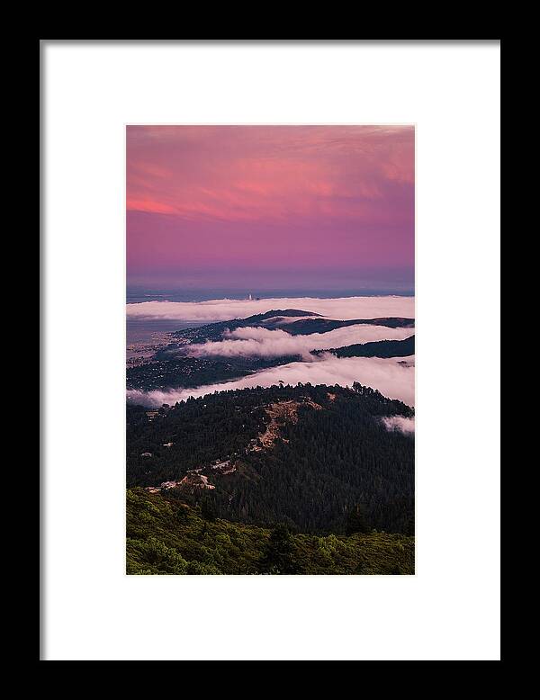  Framed Print featuring the photograph Fog Fingers by Louis Raphael