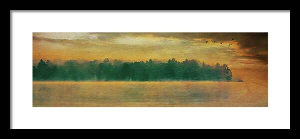 Fog Framed Print featuring the photograph Fog on Deep Creek Lake by Reynaldo Williams
