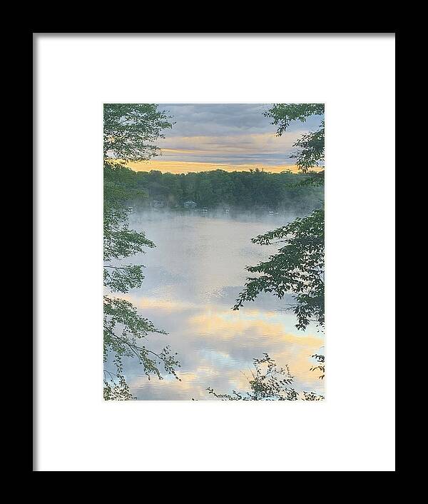 Photography Framed Print featuring the photograph Foggy Morning by Lisa White
