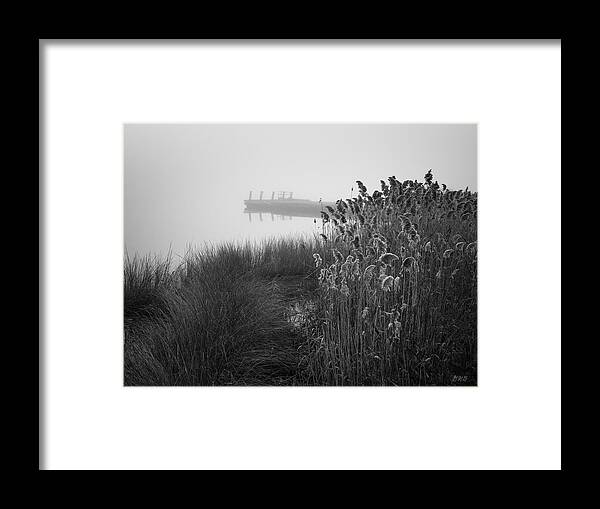 Taunto Rivern Framed Print featuring the photograph Foggy Morning Taunton River IX BW by David Gordon