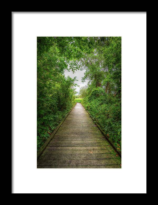 Path Framed Print featuring the photograph Follow Your Path by Brad Bellisle