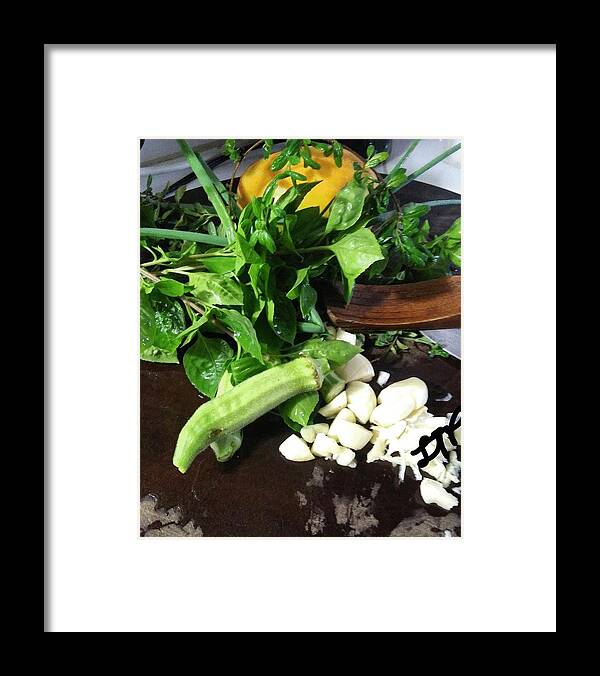 Food Framed Print featuring the photograph Food is Medicine by Esoteric Gardens KN