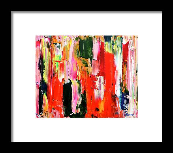 Colorful Framed Print featuring the painting For Molly by Teresa Moerer