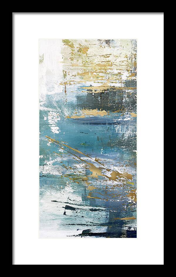 Water Framed Print featuring the painting For This Very Purpose II by Linda Bailey