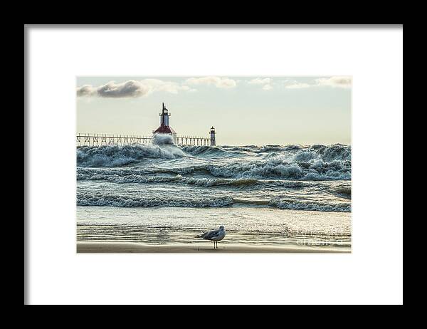 Lighthouses Framed Print featuring the photograph Force Behind Beauty by Jennifer White