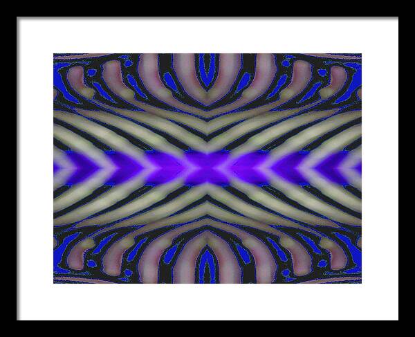 Abstract Framed Print featuring the digital art Force Field Generator by T Oliver