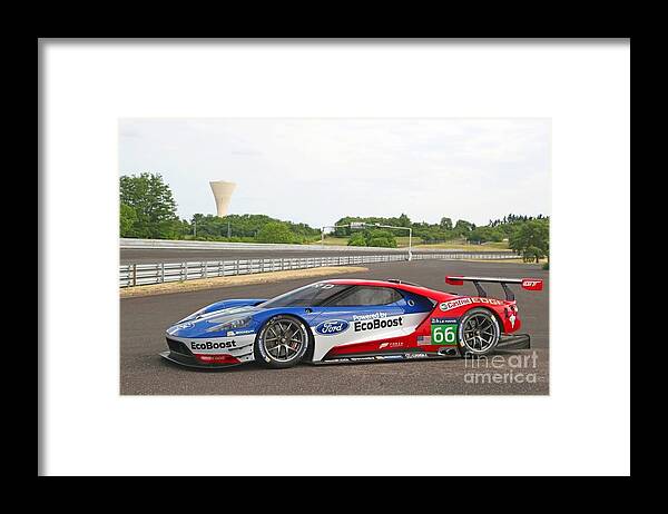 Nascar Framed Print featuring the photograph Ford by Action