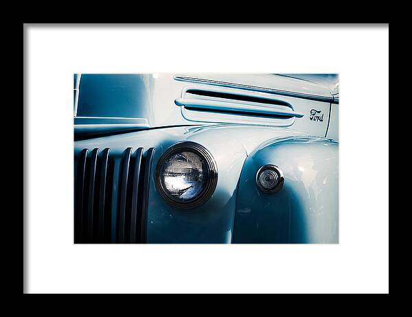 Ford Framed Print featuring the photograph Ford Truck by Carrie Hannigan