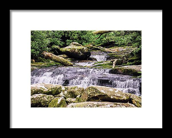 Creek Framed Print featuring the photograph Forest Falls by Christi Kraft