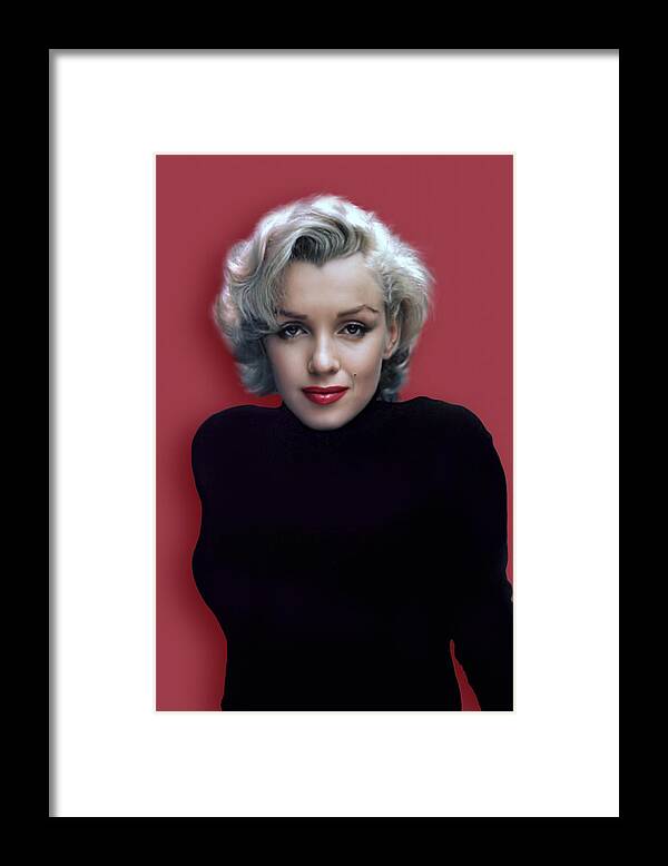 Marilyn Monroe Framed Print featuring the digital art Forever Young by Peter Chilelli