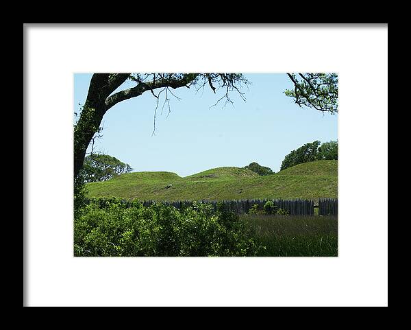  Framed Print featuring the photograph Fort Fisher Mound Battery by Heather E Harman