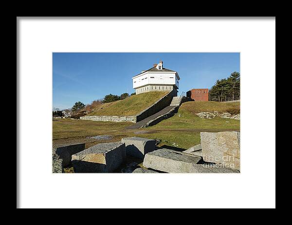 1800s Framed Print featuring the photograph Fort McClary - Kittery Point, Maine by Erin Paul Donovan