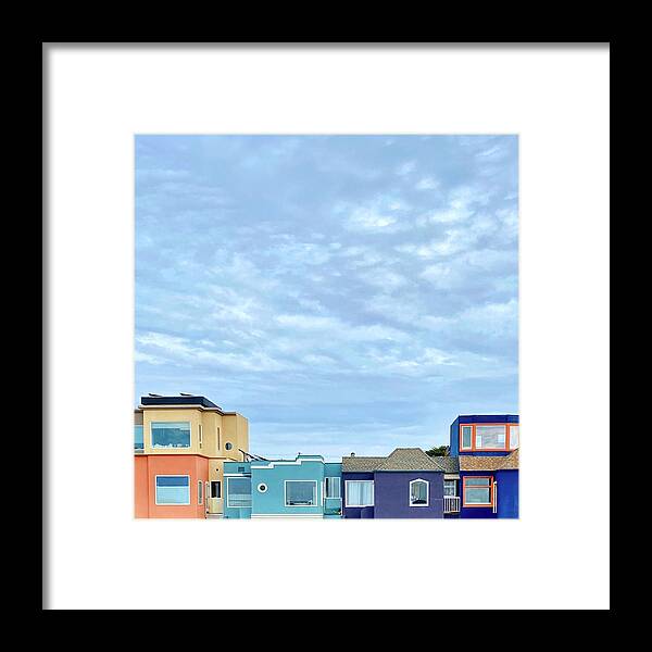  Framed Print featuring the photograph Four Houses by Julie Gebhardt