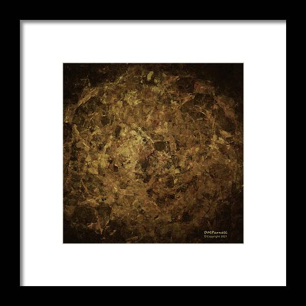 Abstract Framed Print featuring the digital art Fractal Dispersion by Diane Parnell