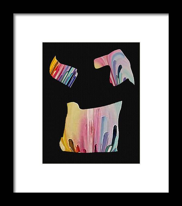 Abstract Art Framed Print featuring the digital art Fragments of My Imagination by Ronald Mills