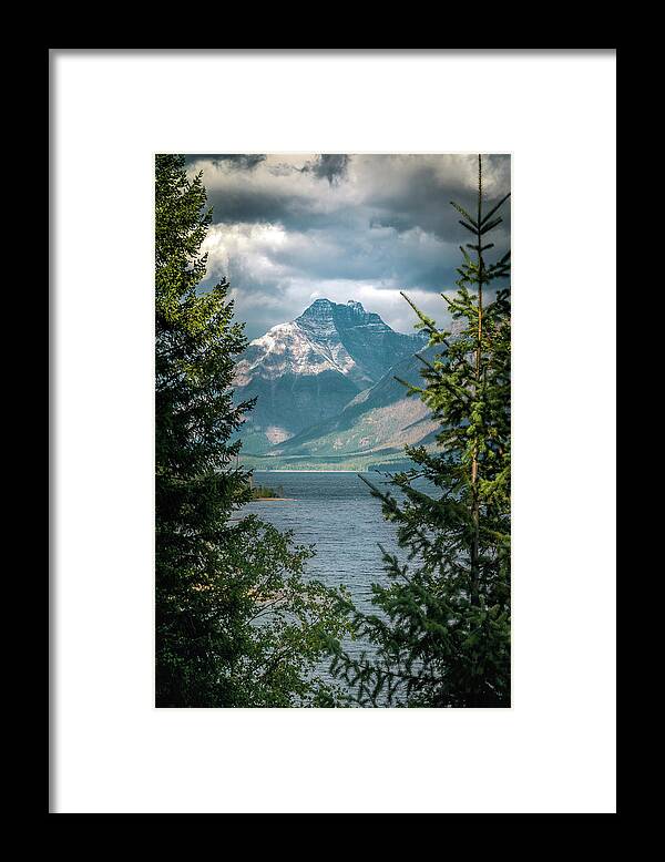 Mountain Framed Print featuring the photograph Framing The Mountain by Trevor Parker