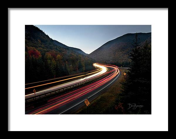 New England Framed Print featuring the photograph Franconia Notch Traffic #5582 by Dan Beauvais