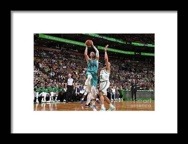 Nba Pro Basketball Framed Print featuring the photograph Frank Kaminsky by Brian Babineau