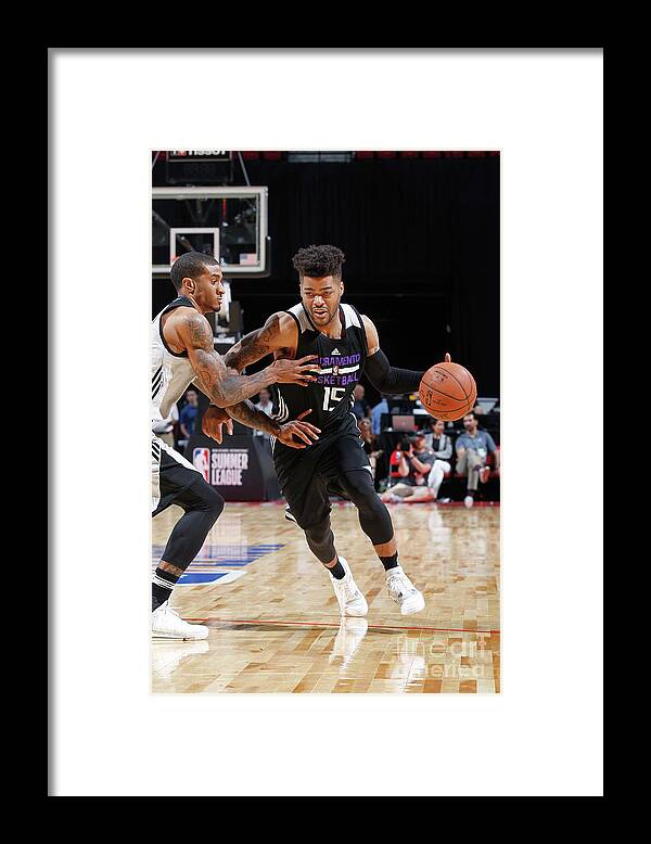 Nba Pro Basketball Framed Print featuring the photograph Frank Mason by Jack Arent