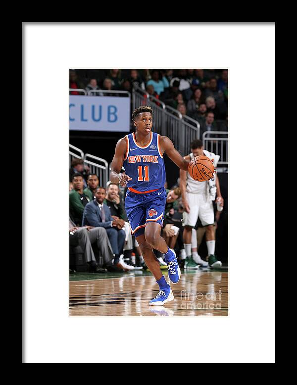 Nba Pro Basketball Framed Print featuring the photograph Frank Ntilikina by Gary Dineen