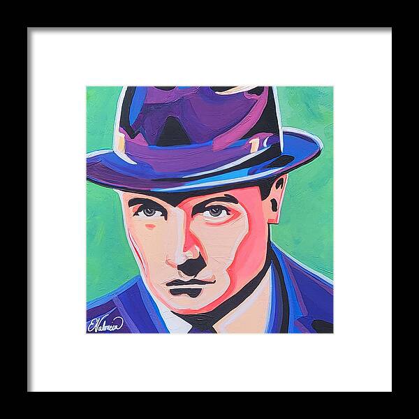 Mafia Framed Print featuring the painting Frankie The Razor Vina by Emanuel Alvarez Valencia