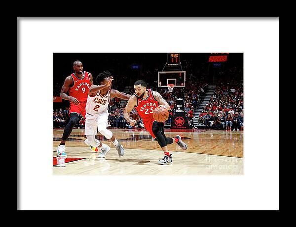 Nba Pro Basketball Framed Print featuring the photograph Fred Vanvleet by Mark Blinch