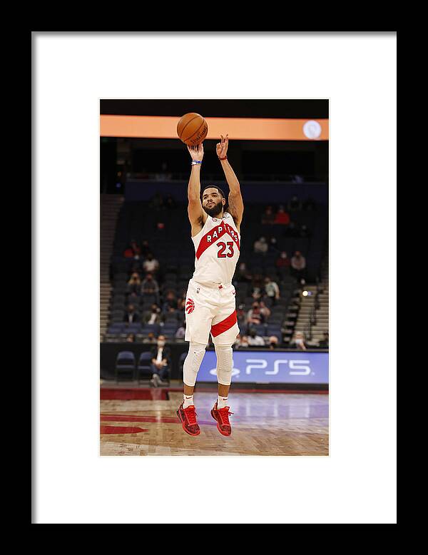 Nba Pro Basketball Framed Print featuring the photograph Fred Vanvleet by Scott Audette