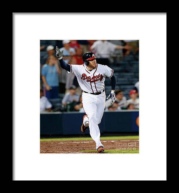 Atlanta Framed Print featuring the photograph Freddie Freeman by Kevin C. Cox