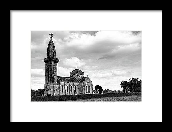 Color Framed Print featuring the photograph French Country Church by Tito Slack