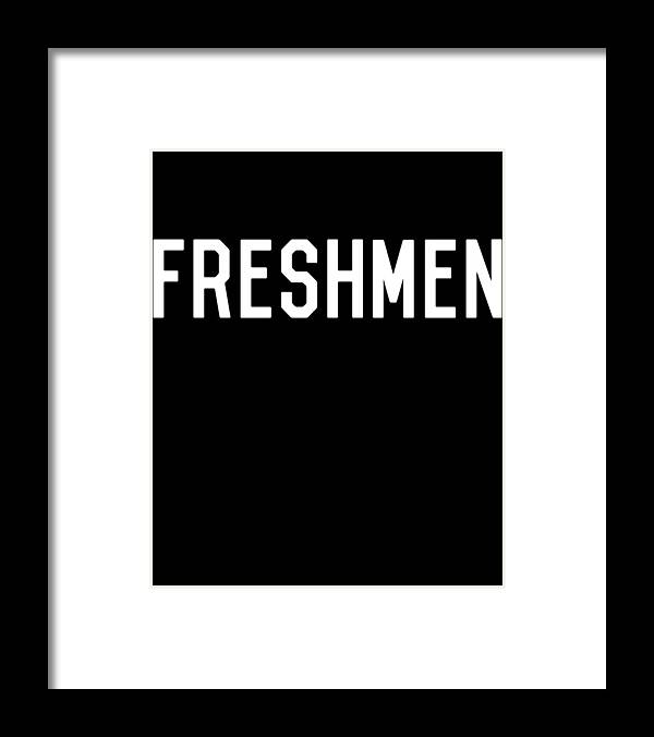 Cool Framed Print featuring the digital art Freshmen by Flippin Sweet Gear