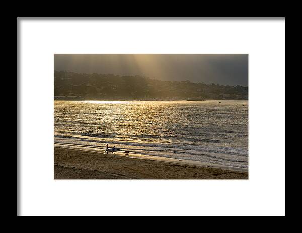 Beach Framed Print featuring the photograph Friday Afternoon at the Beach by Derek Dean
